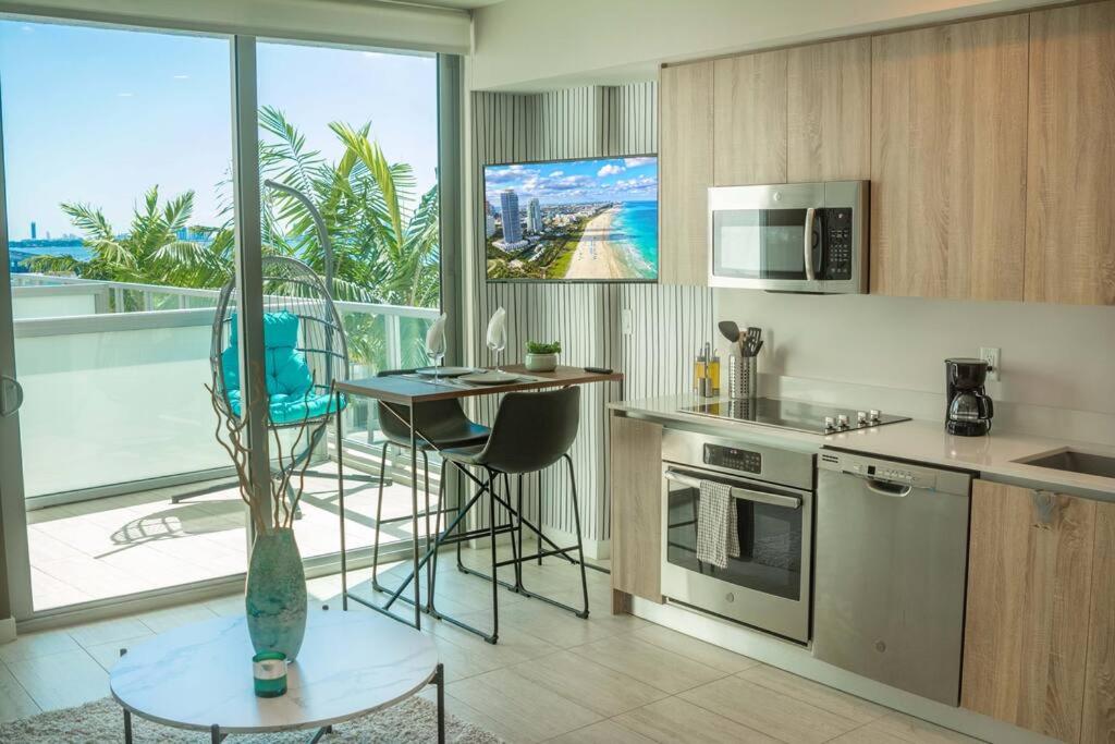 Отель New Studio at Miami Design District with Ocean View