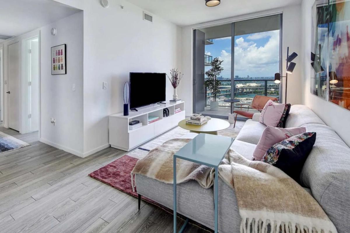 Апартаменты Stunning 3-BR Apartment in Miami